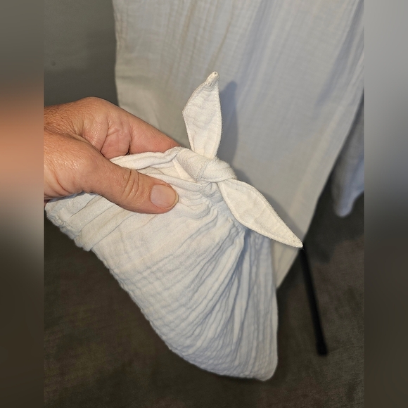 NWT Ralph Lauren 100% Cotton White Wide Leg Pants. Great for Vaca! XL (14/16) - Picture 5 of 5